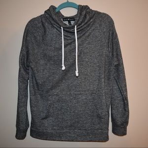 Derek Heart Grey Cowl Neck Sweatshirt